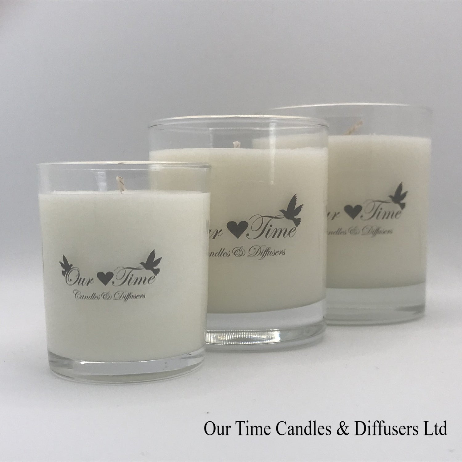 Scented Wax Filled Candles from Our Time Candles and Diffusers