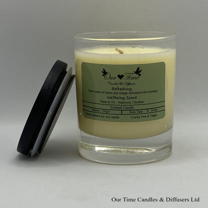 Medium Candle with black lid