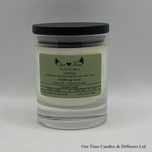 Medium Candle with Black lid