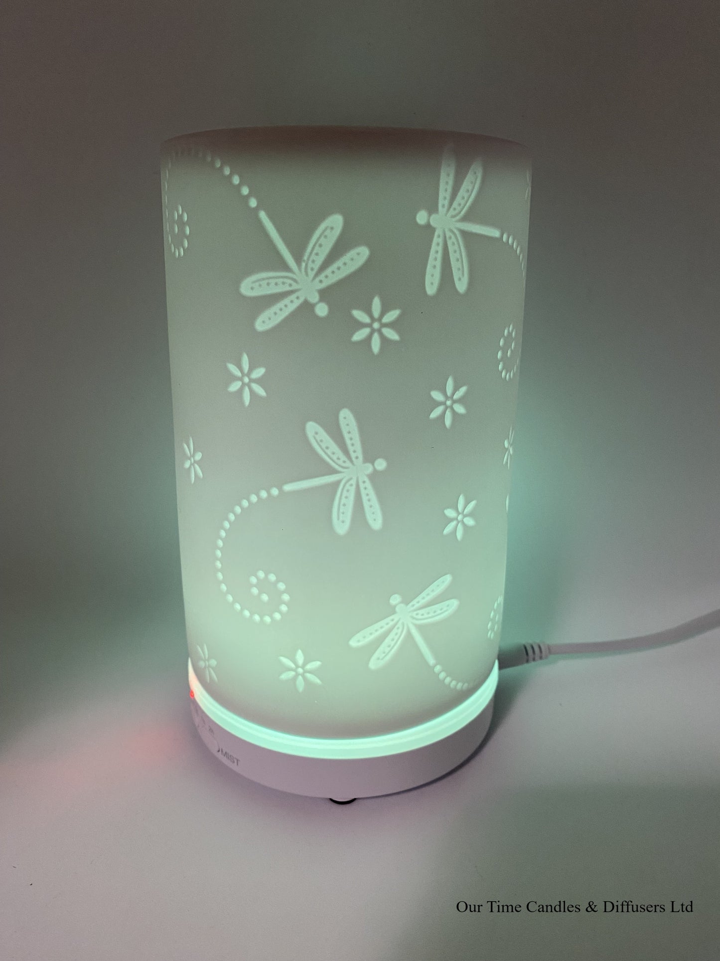Aroma Diffuser with dragonfly detail