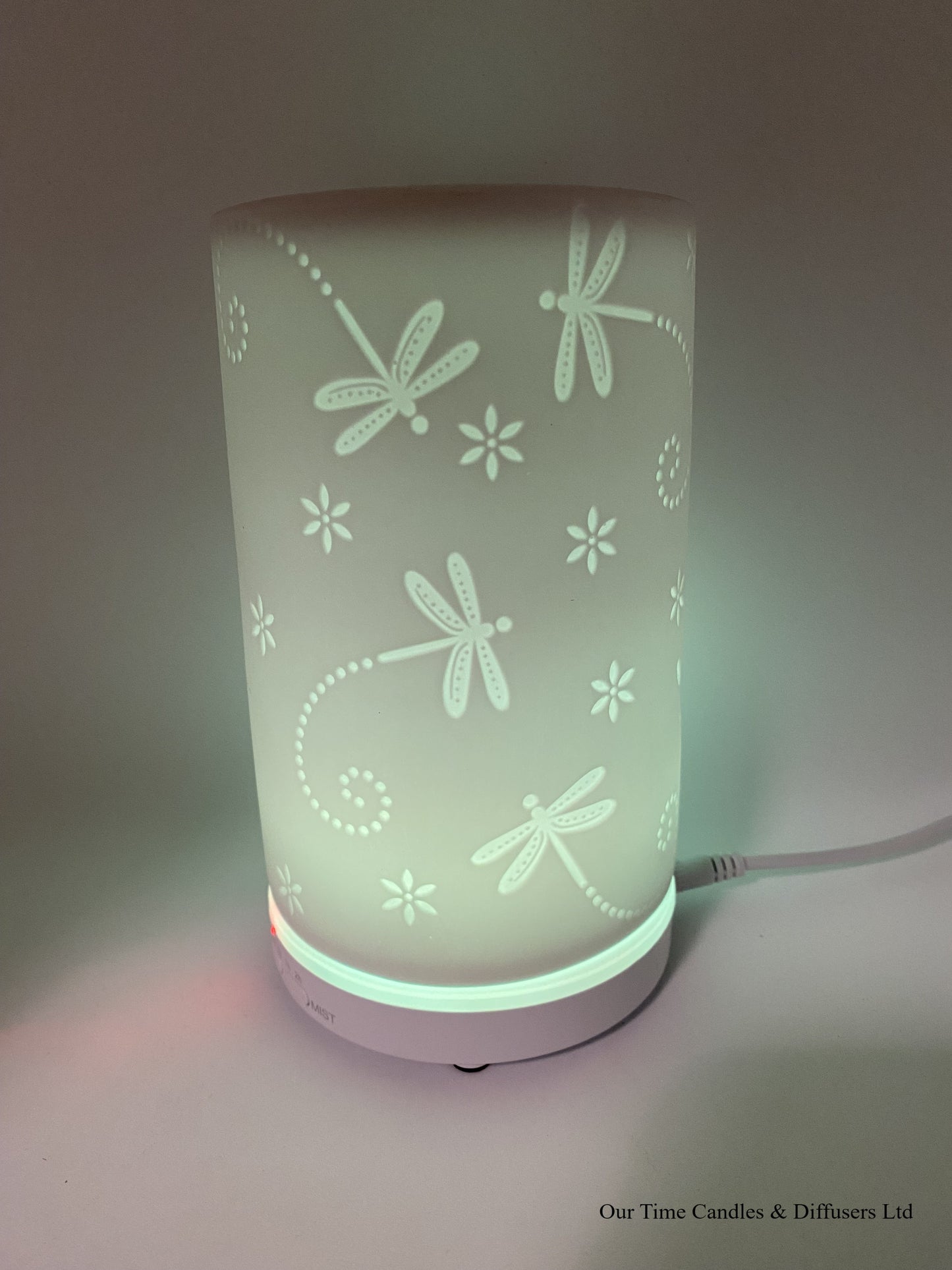 Aroma Diffuser with dragonfly detail