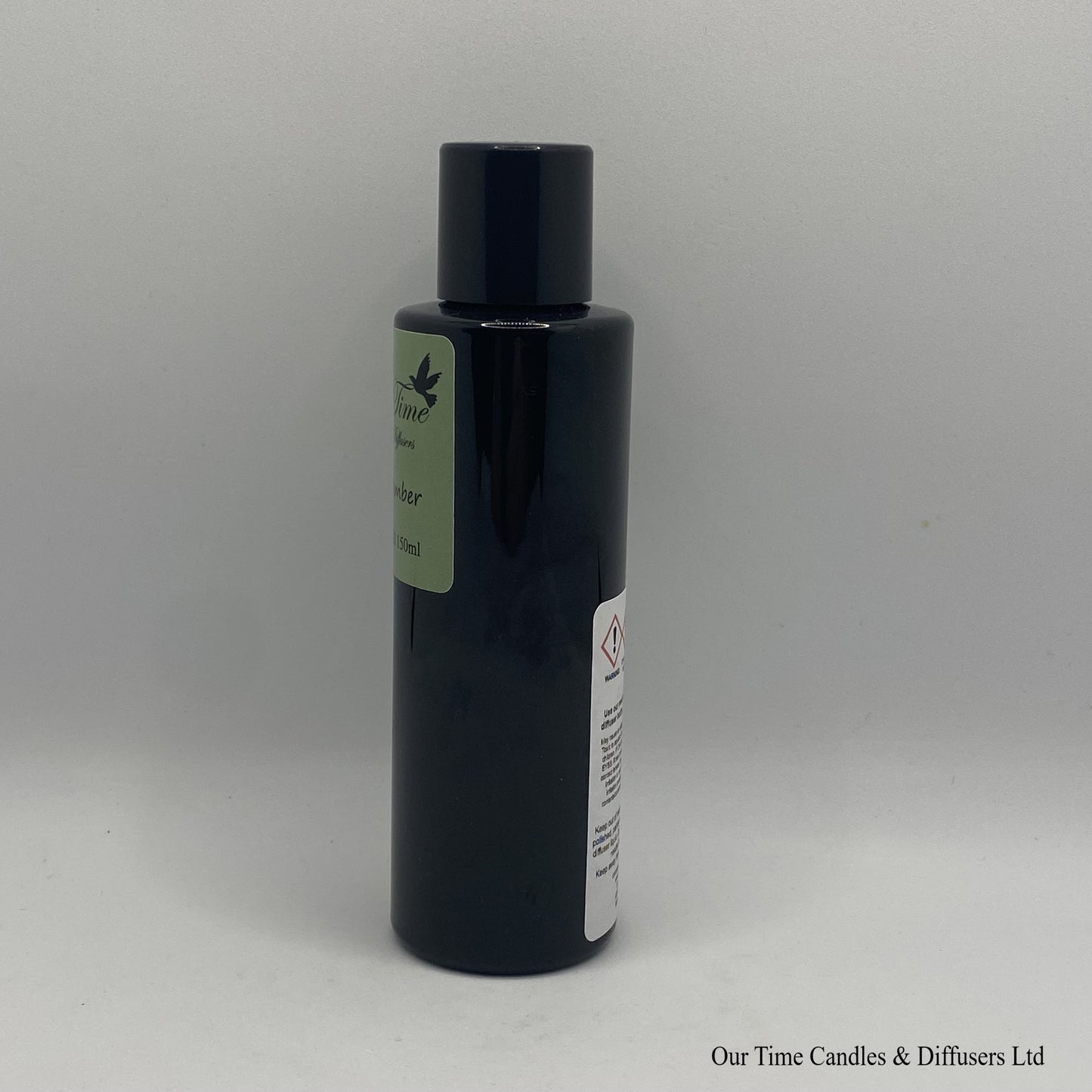 Reed Diffuser refill in black bottle with black lid