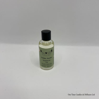 Scented Oil 15ml in clear bottle with black screw cap