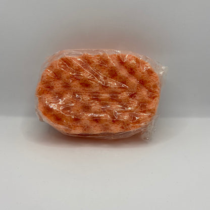 Orange Soap Sponge, ideal for use in the shower or bath