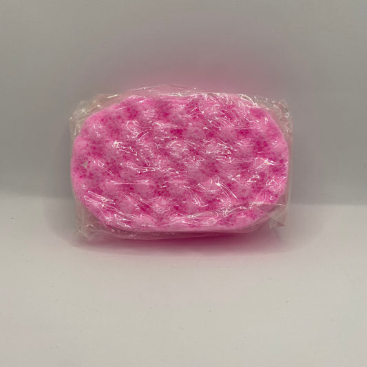 Pink Soap Sponge, ideal for use in the shower or bath