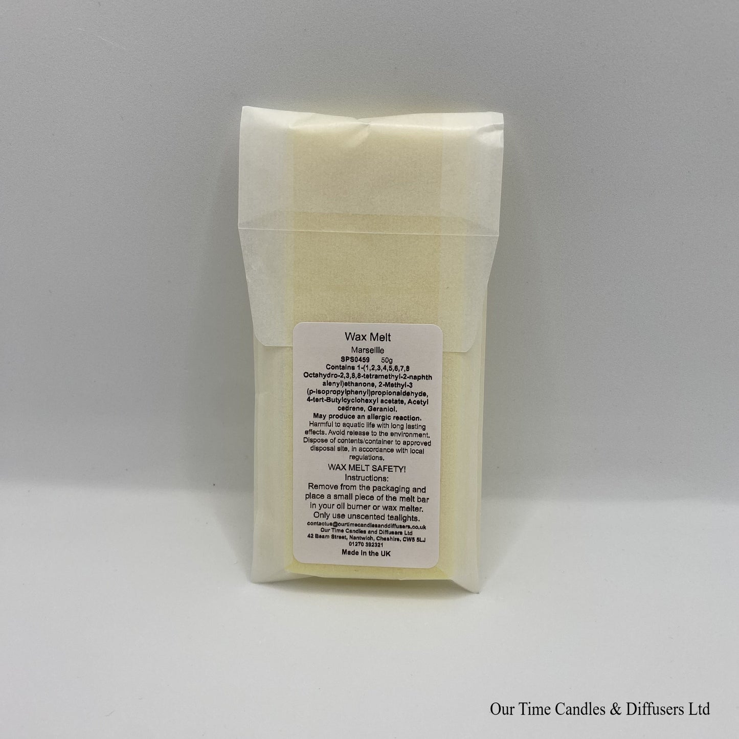 Scented Soy Wax Melt - vegan and cruelty free