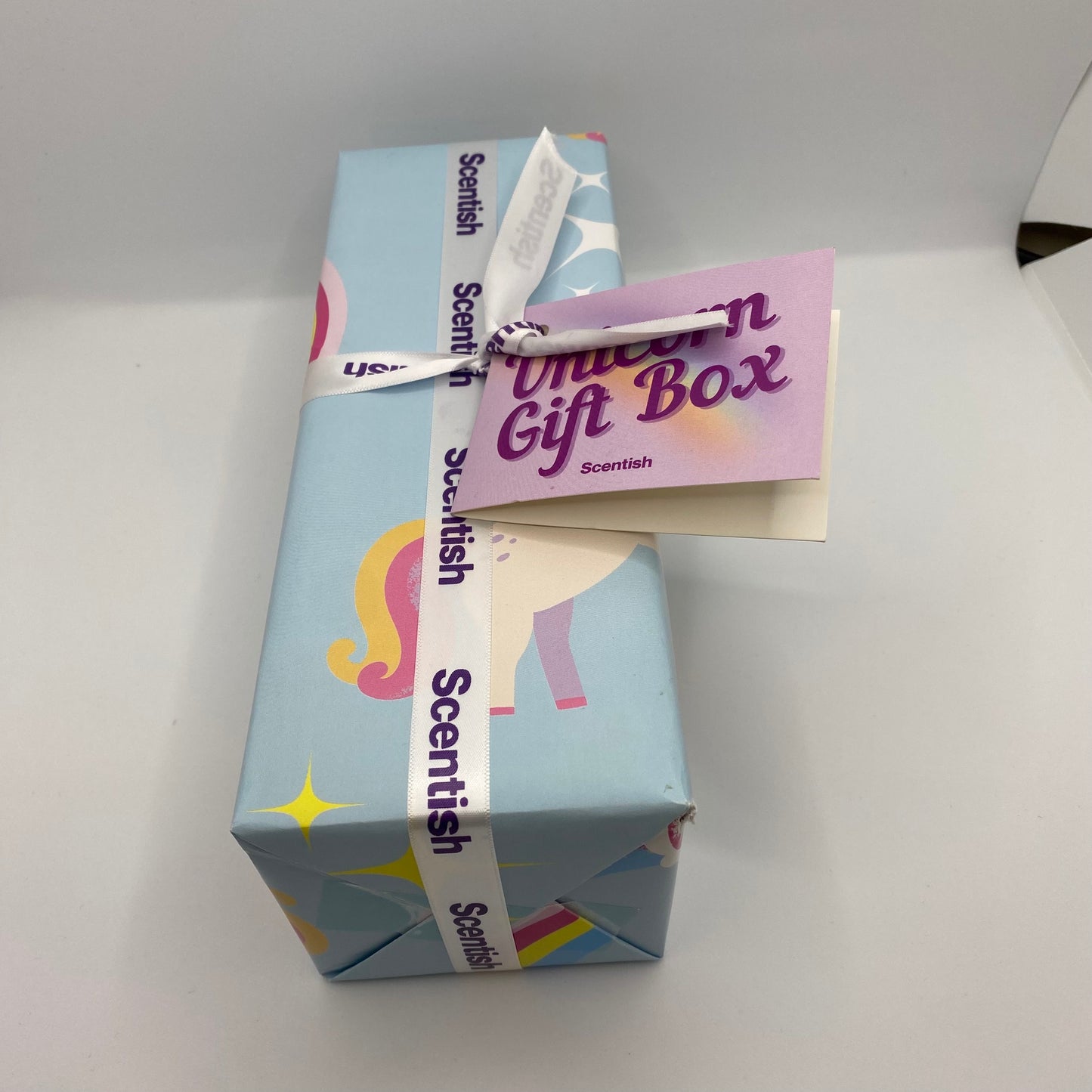 Wrapped Unicorn gift box