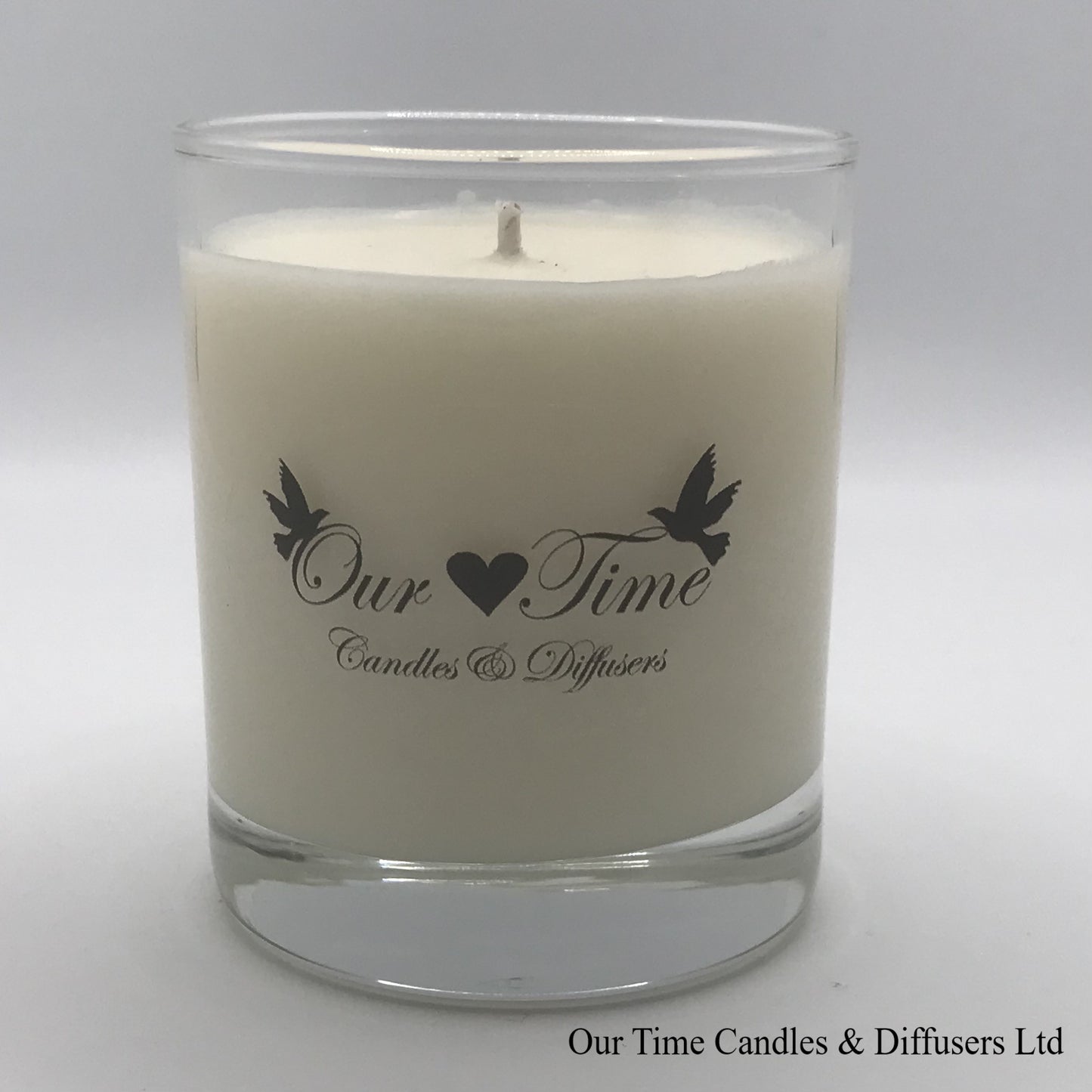 Tropical Fruit scented wax filled soy candle medium