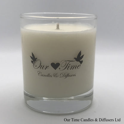 Peony Fields scented wax filled candle