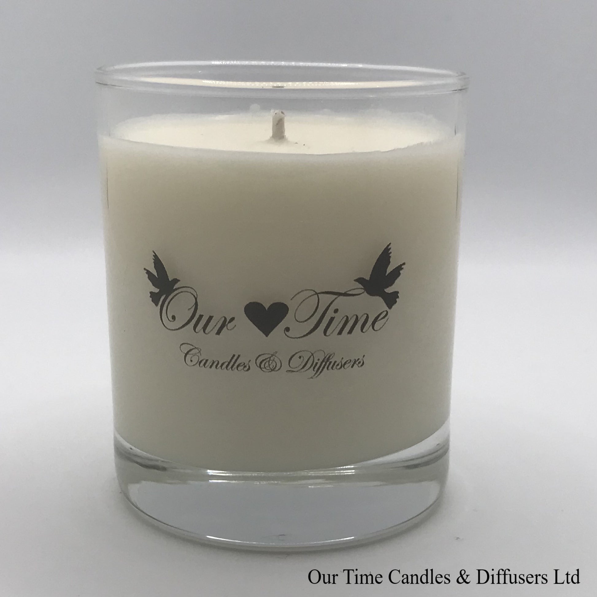 Relaxing scented wax filled candle