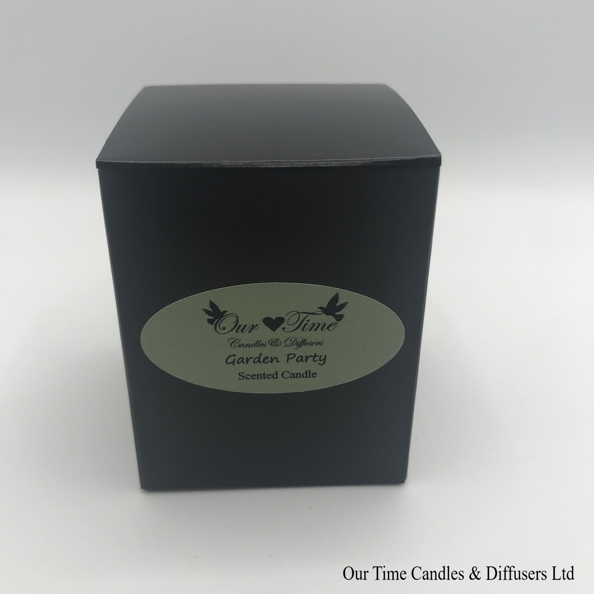 Small Soy Wax Fill Scented Candle in a black box. Vegan and cruelty free