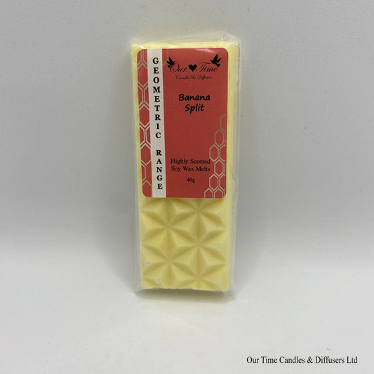 Geometric Wax Melt Bar 40g - Banana Split