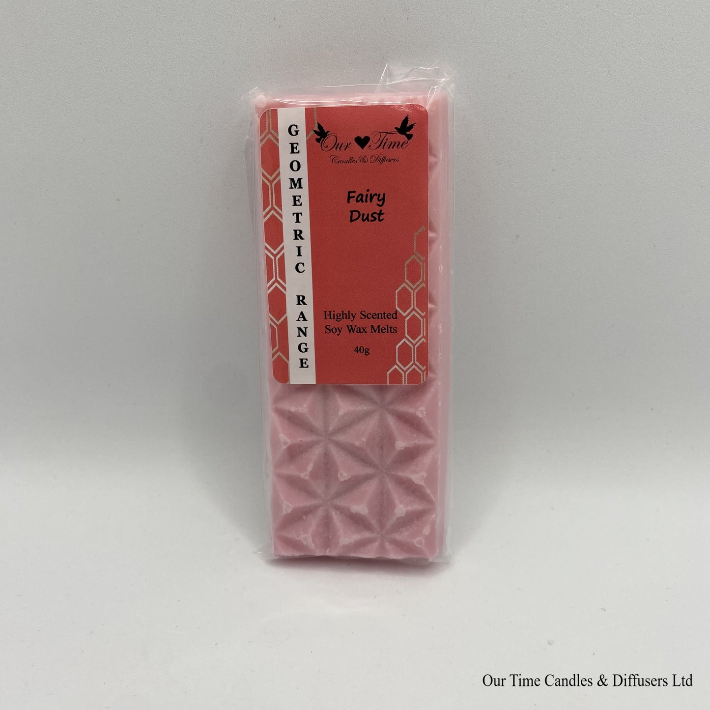 Geometric Wax Melt Bar 40g - Fairy Dust