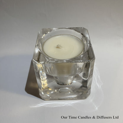 Tealight Holder Square - Clear