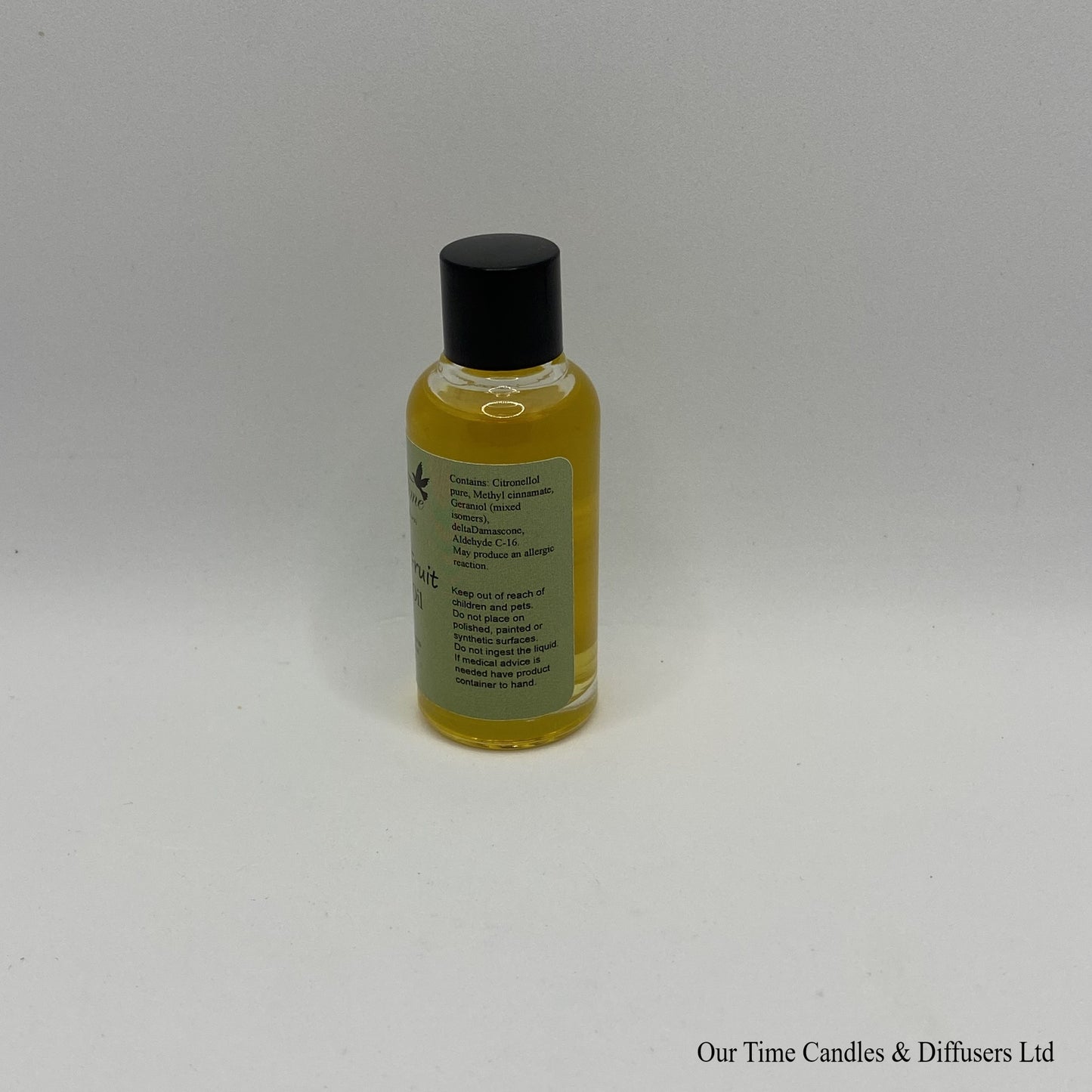 Scented Oil 15ml in clear bottle with black screw cap